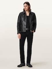 AllSaints Black Sid Comfort Jeans - Image 6 of 8