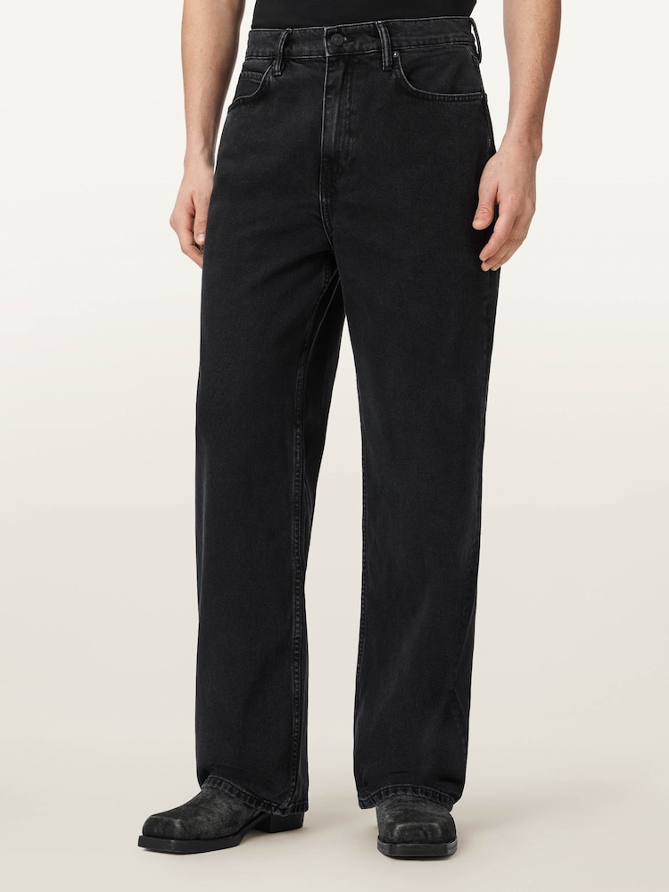 AllSaints Black Lenny Jeans - Image 1 of 8 AllSaints Black Lenny Jeans - Image 1 of 8
