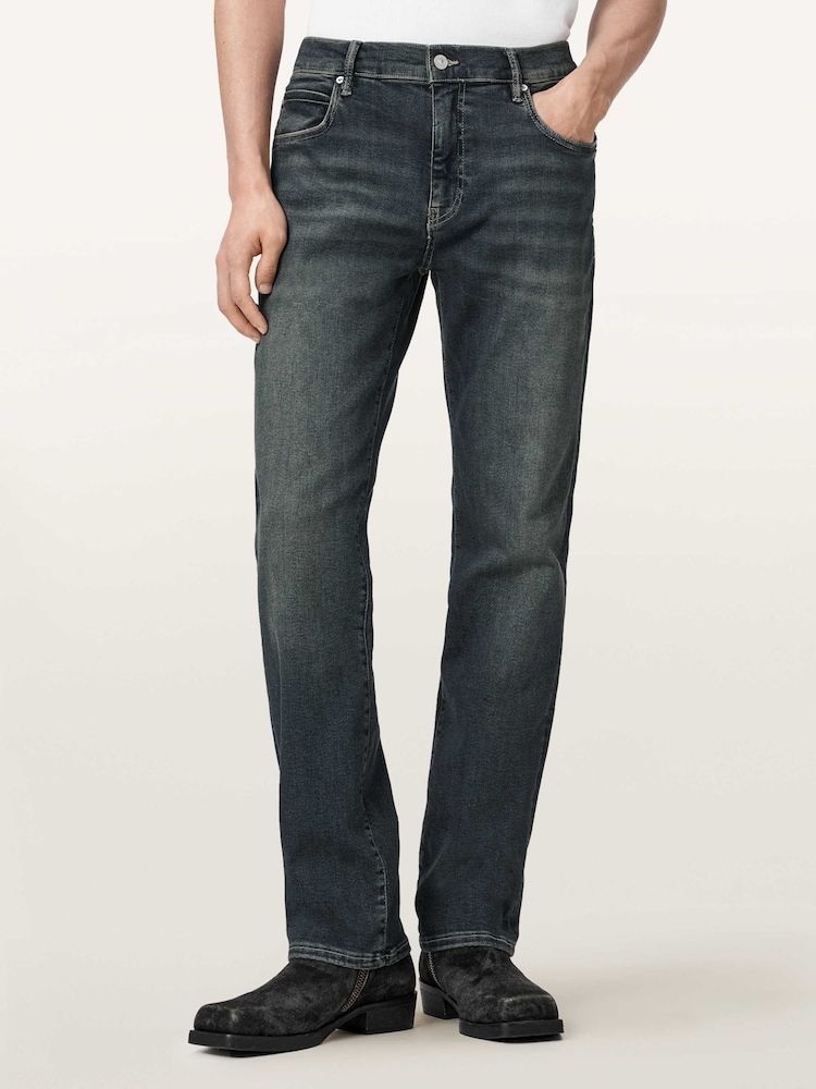 AllSaints Blue Sid Ultra Jeans - Image 1 of 8 AllSaints Blue Sid Ultra Jeans - Image 1 of 8