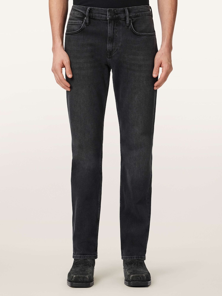 AllSaints Black Sid Comfort Jeans - Image 1 of 7 AllSaints Black Sid Comfort Jeans - Image 1 of 7