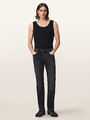 AllSaints Black Sid Comfort Jeans - Image 2 of 7