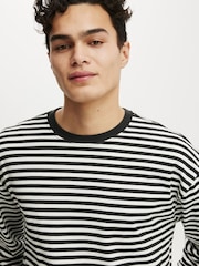 Vintage White - Cotton On Regular Fit Long Sleeve T-Shirt - Imaginea 4 din 4