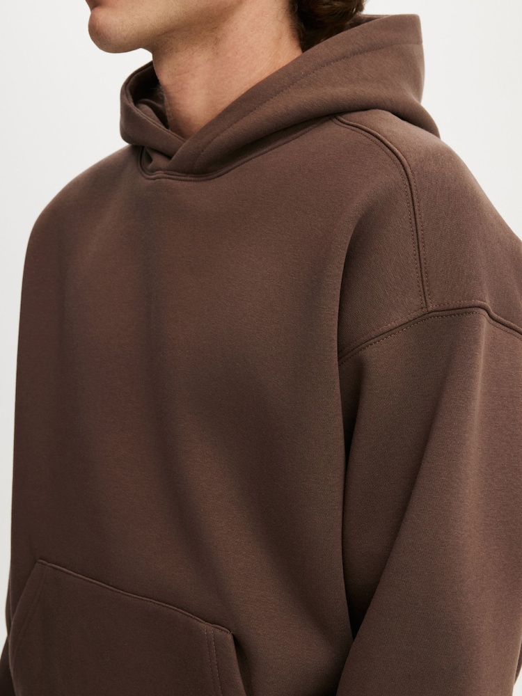 Cotton On Brown Box Fit Hoodie - Image 4 of 4 Cotton On Brown Box Fit Hoodie - Image 4 of 4