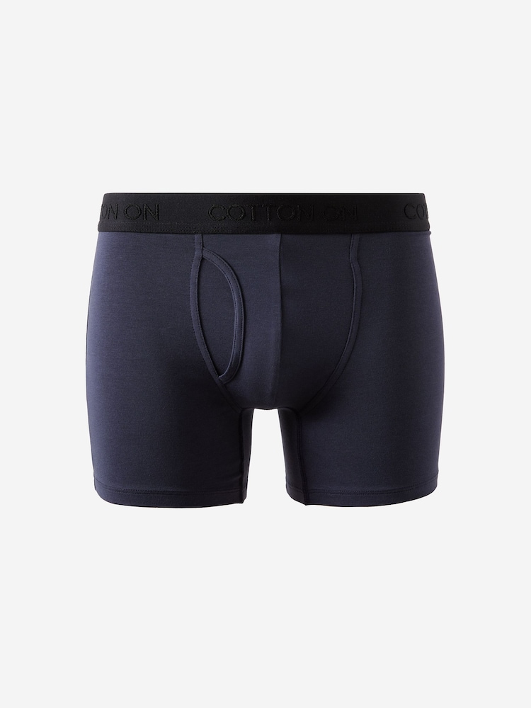 Μπλε - Cotton On Mens Cotton Boxer Briefs 3 Pack - Εικόνα 2 από 4
