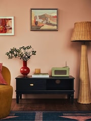 Swoon Black Canonbury Mango Wood 1 Door Media Unit - Image 1 of 8