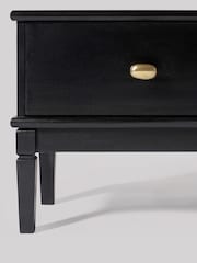 Swoon Black Canonbury Mango Wood 1 Door Media Unit - Image 5 of 8