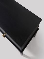 Swoon Black Canonbury Mango Wood 1 Door Media Unit - Image 6 of 8