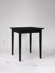 Swoon Black Newham Mango Wood Dining Table - Image 10 of 11