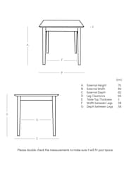 Swoon Black Newham Mango Wood Dining Table - Image 11 of 11