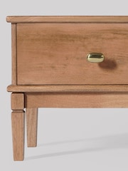 Swoon Light Brown Canonbury Mango Wood 1 Door Media Unit - Image 5 of 9