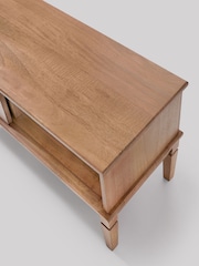Swoon Light Brown Canonbury Mango Wood 1 Door Media Unit - Image 6 of 9