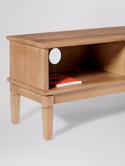 Swoon Light Brown Canonbury Mango Wood 1 Door Media Unit - Image 9 of 9