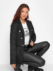 Long Tall Sally Black Boucle Blazer - Image 4 of 4