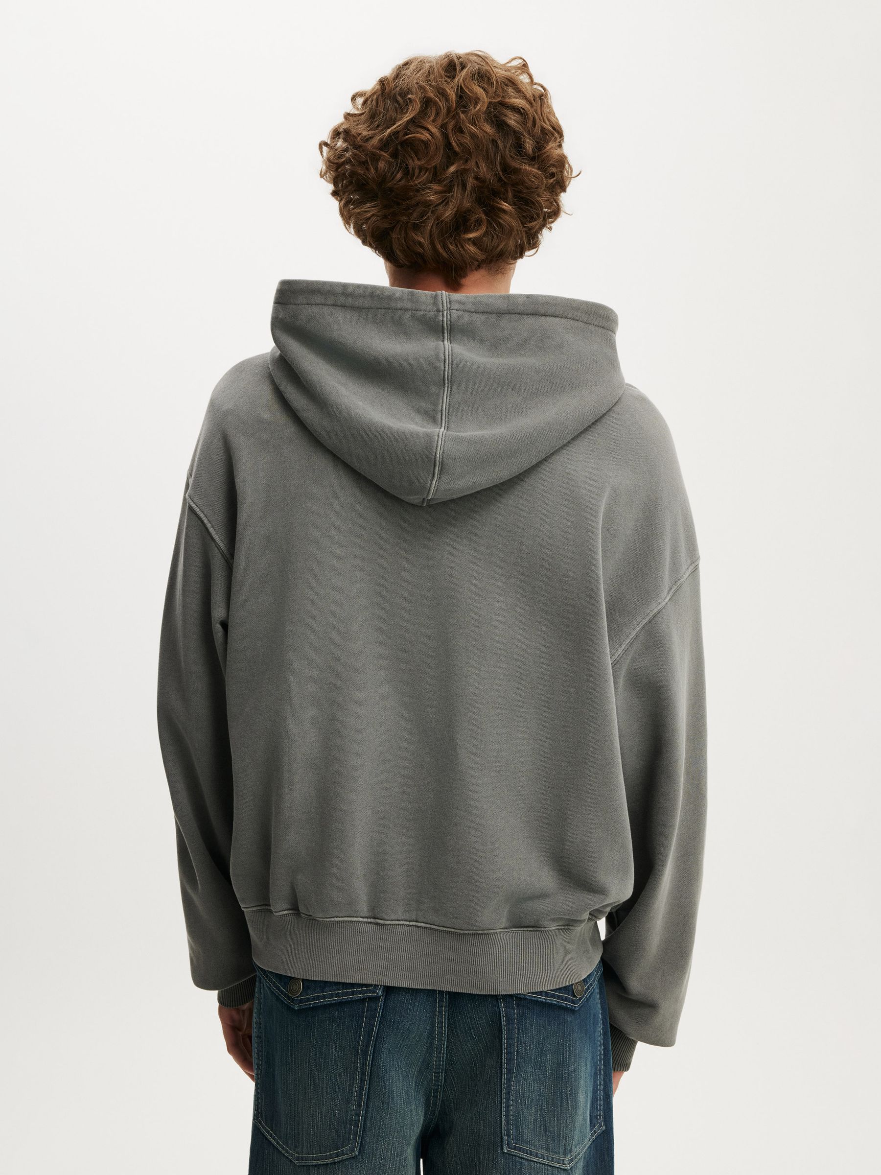 Buy Cotton On Slate Stone Wash Zip Up Hoodie from Next USA