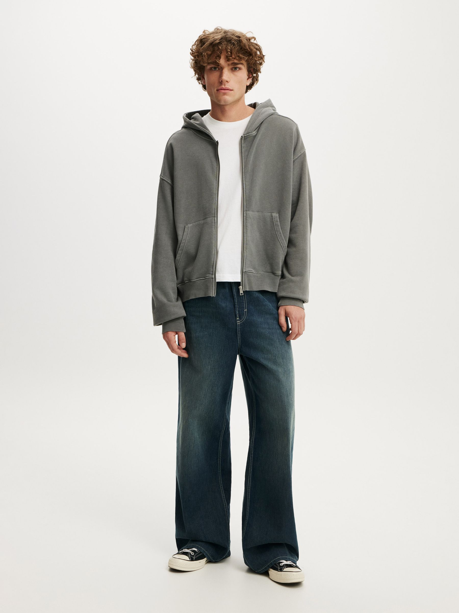 stone 　zip-upsweat M Buy Cotton On Slate Stone Wash Zip Up Hoodie from Next USA