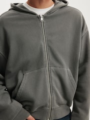 Skifferstenstvätt - Cotton On Dragkedjehuvtröja - Bild 4 av 4