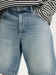 Cotton On Blue Baggy Denim Shorts - Image 5 of 5