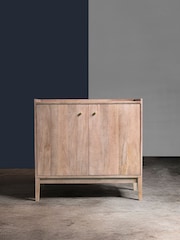 Swoon Light Brown Newham Mango Wood 2 Door Sideboard - Image 4 of 11