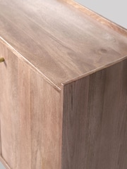 Swoon Light Brown Newham Mango Wood 2 Door Sideboard - Image 6 of 11