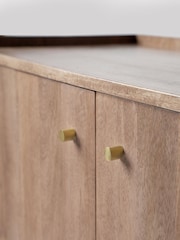Swoon Light Brown Newham Mango Wood 2 Door Sideboard - Image 8 of 11
