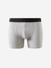 Μαύρο/Ανοιχτό γκρι Μαρέν/Λευκό - Cotton On Mens Cotton Boxer Briefs 3 Pack - Εικόνα 2 από 3