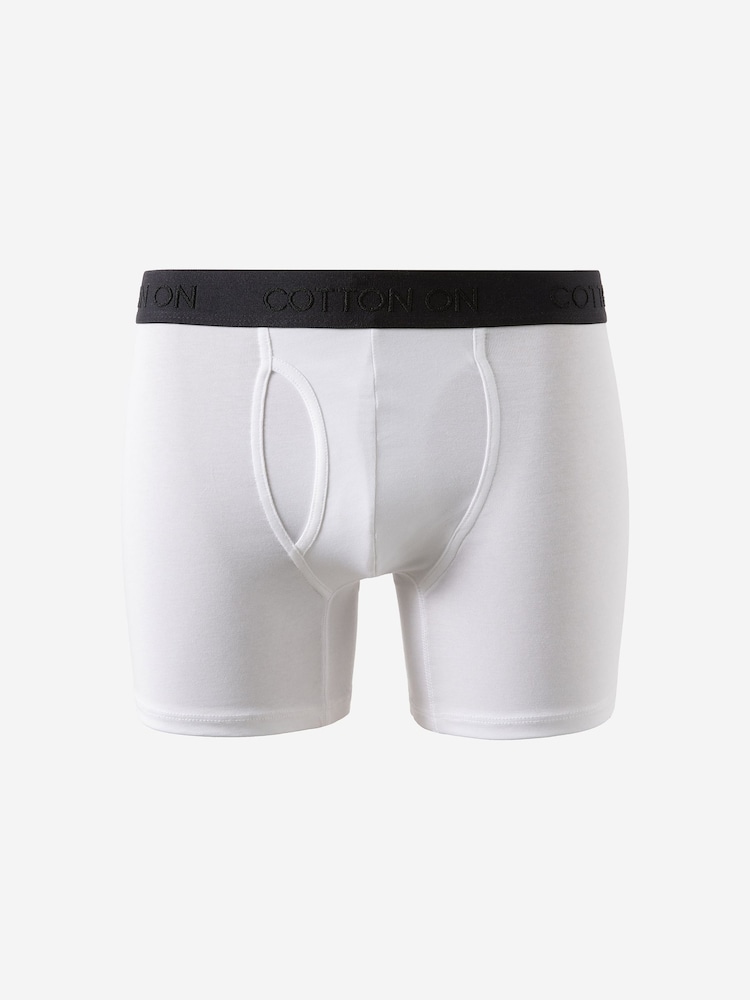 Μαύρο/Ανοιχτό γκρι Μαρέν/Λευκό - Cotton On Mens Cotton Boxer Briefs 3 Pack - Εικόνα 3 από 3 Μαύρο/Ανοιχτό γκρι Μαρέν/Λευκό - Cotton On Mens Cotton Boxer Briefs 3 Pack - Εικόνα 3 από 3