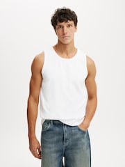 Cotton On White Rib Vests 2 Pack - Image 2 of 7