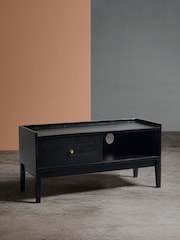 Swoon Black Newham Mango Wood 1 Door Media Unit - Image 2 of 9