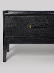 Swoon Black Newham Mango Wood 1 Door Media Unit - Image 5 of 9