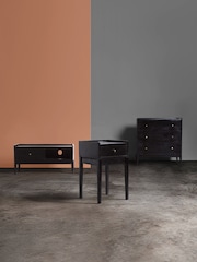 Swoon Black Newham Mango Wood 1 Door Media Unit - Image 9 of 9
