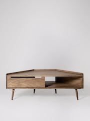 Swoon Light Brown Southwark Acacia Wood 1 Door Media Unit - Image 2 of 5