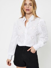 Vero Moda Black High Waist Mom Denim Shorts - Image 1 of 5