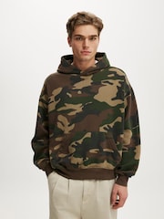 Cotton On Green Box Fit Hoodie - Image 1 of 4