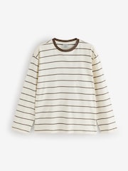 Cream - Cotton On Regular Fit Long Sleeve T-Shirt - Imaginea 5 din 5