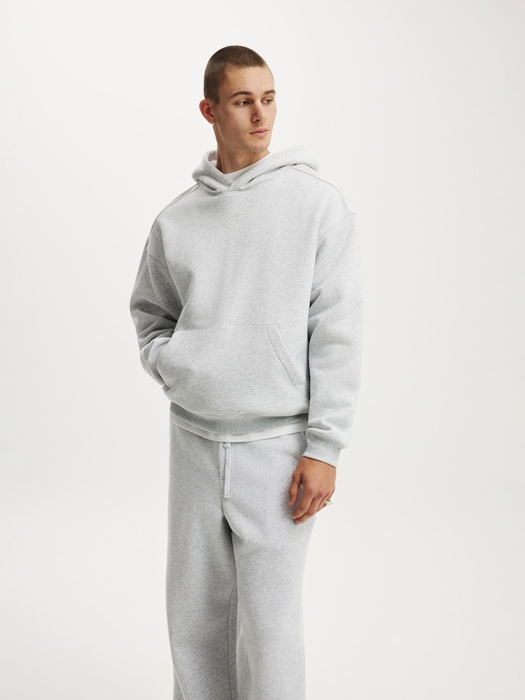 Cotton On Grey Box Fit Hoodie - Image 1 of 4 Cotton On Grey Box Fit Hoodie - Image 1 of 4