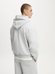 Cotton On Grey Box Fit Hoodie - Image 2 of 4