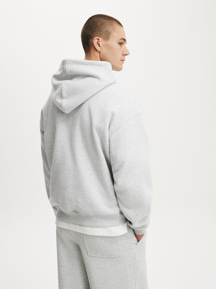 Cotton On Grey Box Fit Hoodie - Image 2 of 4 Cotton On Grey Box Fit Hoodie - Image 2 of 4