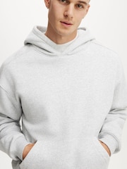 Cotton On Grey Box Fit Hoodie - Image 4 of 4