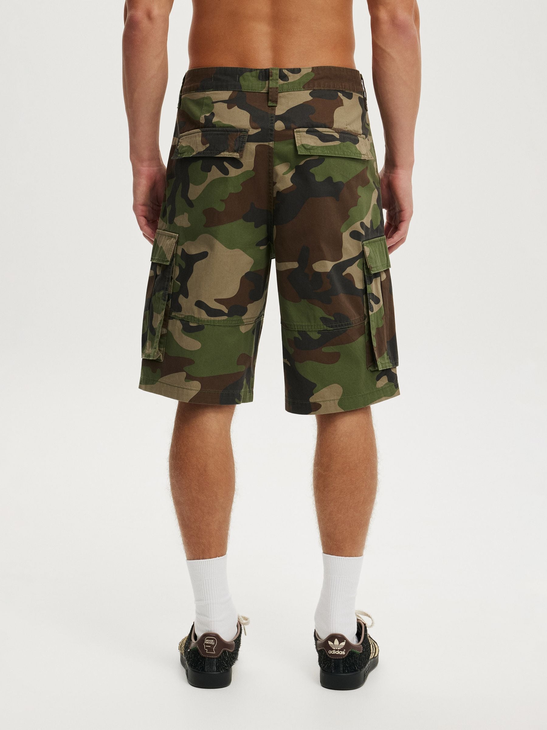 Buy Cotton On Green Baggy Cargo Shorts from Next USA