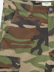 Cotton On Green Baggy Cargo Shorts - Image 7 of 8