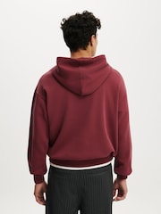 紅色 - Cotton On Box Fit Hoodie - 圖片 2/4