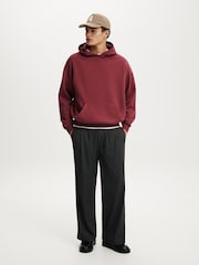 紅色 - Cotton On Box Fit Hoodie - 圖片 3/4