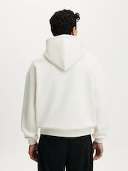 Cotton On White Box Fit Hoodie - Image 2 of 4