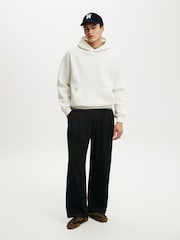 Cotton On White Box Fit Hoodie - Image 4 of 4