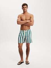 Cotton On Green Stretch Swim Shorts - Image 3 of 5