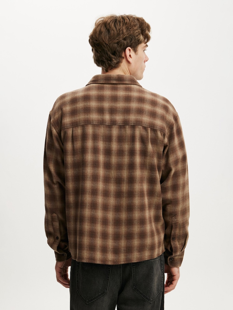 Braun - Cotton On Richmond Long Sleeve Shirt - Bild 2 von 4
