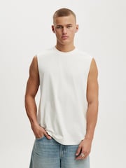 Cotton On White Everyday Fit Muscle Tank - Image 1 of 4
