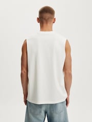Cotton On White Everyday Fit Muscle Tank - Image 2 of 4