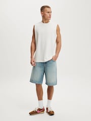 Cotton On White Everyday Fit Muscle Tank - Image 3 of 4