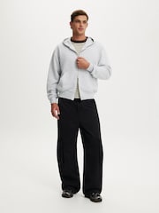 Cotton On Grey Zip Up Hoodie - Image 3 of 6